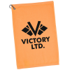 View Image 1 of 3 of League Golf Towel with Carabiner - Colors
