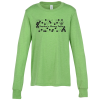 View Image 1 of 3 of Bella+Canvas Long Sleeve Crewneck Triblend T-Shirt - Youth