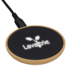 View Image 1 of 7 of SCX Maple Wood Light-Up Logo Wireless Charger