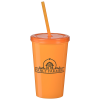 View Image 1 of 4 of Event Stadium Cup with Lid & Straw - 20 oz.