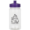 View Image 1 of 3 of Clear Impact Ring Water Bottle - 16 oz.