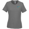 View Image 1 of 3 of Bella+Canvas Relaxed Crewneck T-Shirt - Ladies' - Heathers - Embroidered