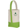 View Image 1 of 6 of Two Bottle Cotton Canvas Wine Tote
