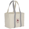 View Image 1 of 5 of Four Bottle Cotton Canvas Wine Tote