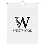 Poly Bag with Cotton Drawstring - 16" x 12"