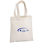 Cotton Sheeting Natural Economy Tote - 9-1/2" x 9"