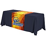 Serged 6' Closed-Back Table Throw and Runner Kit - Full Color