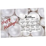 Greeting Card with Magnetic Calendar - Ornaments