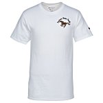 Champion Tagless T-Shirt - Embroidered - White