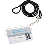 Easy Slide ID Holder with Lanyard