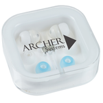 Ear Buds with Interchangeable Covers - Bright White