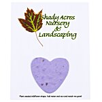 Seeded Paper Shapes Mailer/Postcard - 4" x 5" Heart