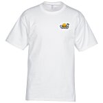 Hanes Authentic T-Shirt - Embroidered - White