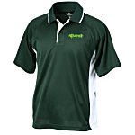 Tipped Colorblock Wicking Polo - Men's - Embroidered