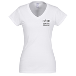 Gildan Softstyle V-Neck T-Shirt - Ladies' - White - Screen