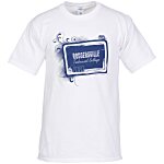Hanes Authentic T-Shirt - Screen - White - Tech Design