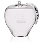 Apple Crystal Paperweight