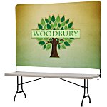 Tabletop Banner System with Tall Back Wall - 8'