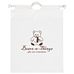 Poly Bag with Cotton Drawstring - 12" x 9-1/2"