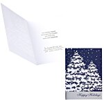 Snow Covered Trees Greeting Card