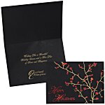 Red Berries Holiday Greeting Card