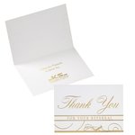 Gold Foil Thank You Greeting Card