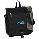 Crossing Vertical Laptop Messenger - Embroidered