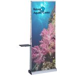 Advance Quick Change Double Sided Retractable Banner with Table