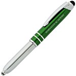 Mercury Stylus Metal Pen with Flashlight - Laser Engraved