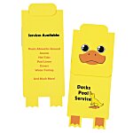 Paws and Claws Magnetic Bookmark - Duck