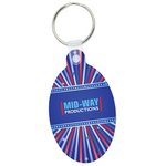 Oval Soft Keychain - Full Color