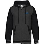 Independent Trading Co. Varsity Full-Zip Hoodie - Embroidered
