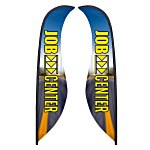 Sabre Sail Sign - 13' - Two Sided - Replacement Graphic