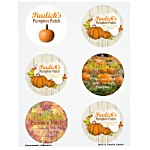 Quick & Colorful Sheeted Label - Circle 3"