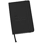 Moleskine Hard Cover Notebook - 5-1/2" x 3-1/2" - Ruled - 24 hr