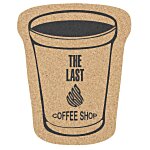 Large Cork Coaster - Coffee Cup