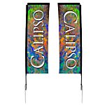 Outdoor Rectangular Sail Sign - 10' - Two Sided