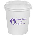 Takeaway Paper Cup with Traveler Lid - 10 oz. - Low Qty