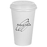 Takeaway Paper Cup with Traveler Lid - 16 oz.