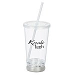 To-Go Light-Up Tumbler with Straw - 16 oz. - Multicolor - 24 hr