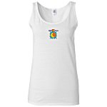 Gildan Softstyle Tank Top - Ladies' - White - Embroidered