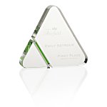 Triangle Stripe Crystal Award