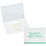 Shimmery Snowflakes Greeting Card