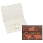 Thanksgiving Autumn Leaves Greeting Card