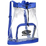 Clear Game Cinch Backpack