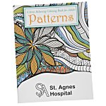 Stress Relieving Adult Coloring Book - Patterns - 24 hr