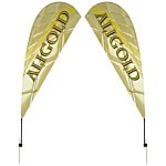 Outdoor Value Sail Sign - 9-1/2' - Two Sided