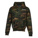 J. America Polyester Tailgate Camo Hoodie - Embroidered