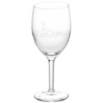 Wine Glass - 8 oz. - Deep Etch