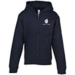 Independent Trading Co. Midweight Full-Zip Hoodie - Youth - Screen
